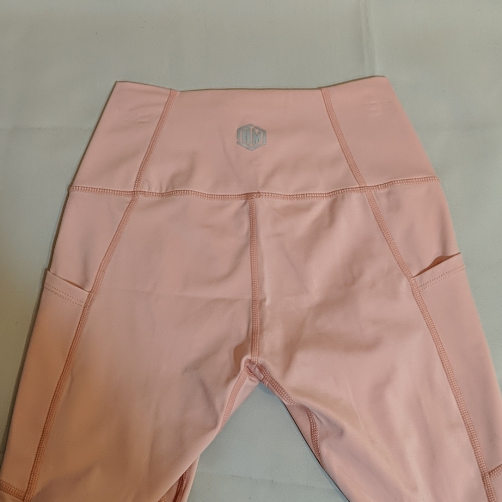 HM high-waisted peach leggings NWOT - Picture 7 of 8
